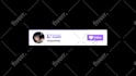 create follow notification button pop up twitch tiktok