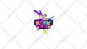 design colorful kids logo for youtube children channel