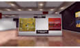 create realistic 3d photo art gallery picture slideshow