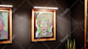 create a 3d art gallery slideshow video with your images