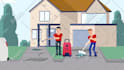 create a 3d character explainer video with infographic