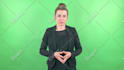 record a spokesperson video on greenscreen