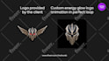 make transparent 3d GIF for discord pfp, twitch pfp, logo animation