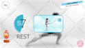 monthly fitness workout videos, 3d animated and engaging