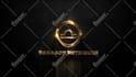 create glossy 3d and fire logo intro animation