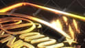 create a logo animation with beautiful gold or smoke effects intro outro video