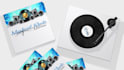 create vinyl record loop video