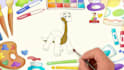 make coloring page video for youtube kids
