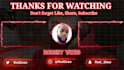 make custom 4k youtube outro, end screen animation, end card
