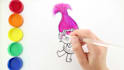 make a handmade drawing, coloring pages videos for kids
