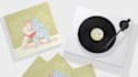 create vinyl record loop video