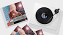 create vinyl record loop video