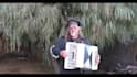 send video of unique accordion singing telegram