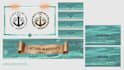 design twitch or youtube overlay, banner for stream