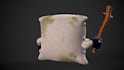 create a cool 3d character with textures