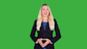 film a green screen spokesperson video 4k