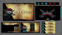 design a animated twitch overlay stream package and more