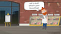 create a 2d cartoon character animation video