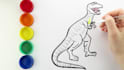 make a handmade drawing, coloring pages videos for kids