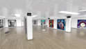 create realistic slideshow video nft promo in 3d art gallery