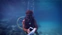 write your message underwater