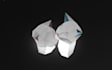 model a 3d DIY low poly paper mask as printable template