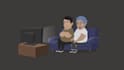 create a 2d cartoon character animation video