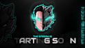 design animated twitch stream overlay, twitch logo, panels, screens, alerts