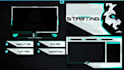 design a animated twitch overlay stream package and more