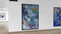 create realistic slideshow video nft promo in 3d art gallery