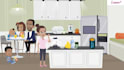 create a 2d cartoon character animation video