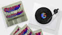 create vinyl record loop video
