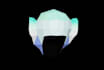 model a 3d DIY low poly paper mask as printable template