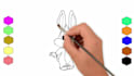 make coloring page video for youtube kids