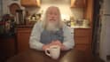 be your spokesperson as elmer, drinking coffee