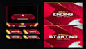 design a animated twitch overlay stream package and more
