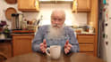 be your spokesperson as elmer, drinking coffee