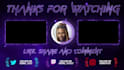 make custom 4k youtube outro, end screen animation, end card