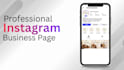 create professional facebook and instagram business page setup