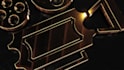 create a cinematic 3d gold and silver logo animation