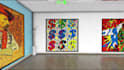 create realistic slideshow video nft promo in 3d art gallery