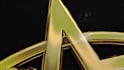 create a cinematic 3d gold and silver logo animation