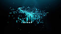 create 3d metallic logo glow animation intro