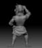 create 3d character model for game, animation