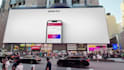 add your logo or anything else to this billboard filmed in times square,new york