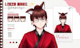 design and live2d rigging vtuber model for vtube studio