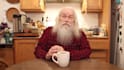 be your spokesperson as elmer, drinking coffee