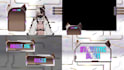 design anime vtuber twitch or youtube stream overlay
