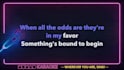 create a perfect karaoke music video for any song you want