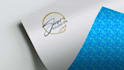 design 2 signature handwriting scripted logo and watermark